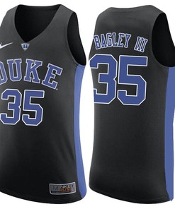 Duke Blue Devils Black Marvin Bagley III College College Basketball Jersey