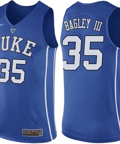 Duke Blue Devils Blue Marvin Bagley III College College Basketball Jersey
