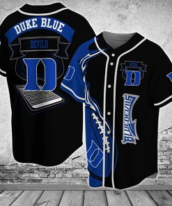 Duke Blue Devils NCAA Baseball Jersey Shirt Classic