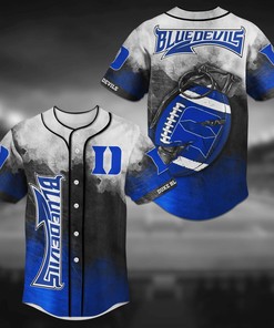 Duke Blue Devils NCAA Baseball Jersey Shirt Grenade