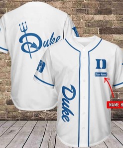 Duke Blue Devils Personalized Baseball Jersey 335