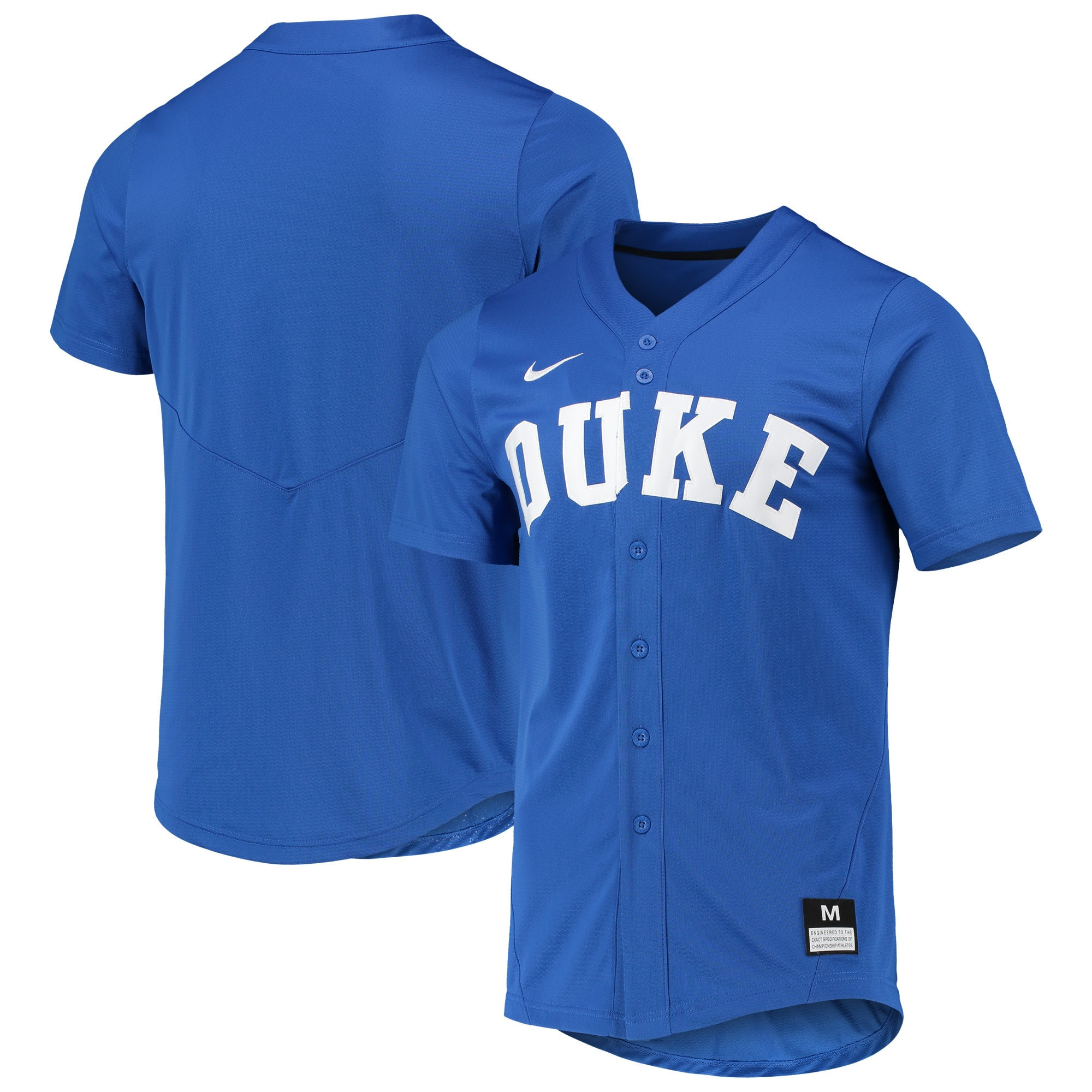 Duke Blue Devils Replica Baseball Jersey - Royal Ncaa