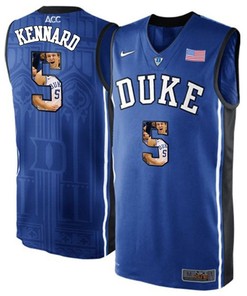 Duke Blue Devils Royal Blue Luke Kennard NCAA College Basketball Player Portrait Fashion Jersey