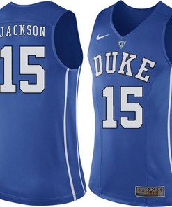 Duke Blue Devils Royal Frank Jackson NCAA Basketball Jersey