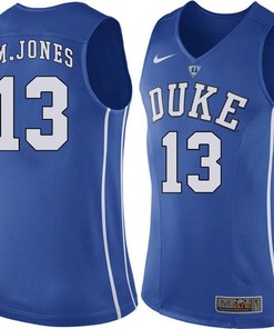 Duke Blue Devils Royal Matt Jones NCAA Basketball Jersey