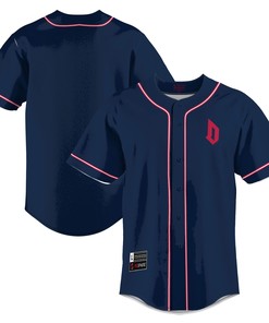Duquesne Dukes Baseball Jersey - Blue Ncaa