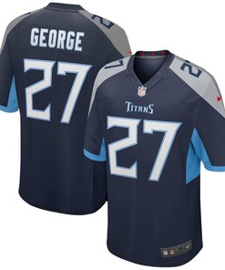 Eddie George Tennessee Titans Nike Game Retired Player Jersey - Navy