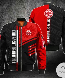 Eintracht Frankfurt Red Black Bomber Jacket