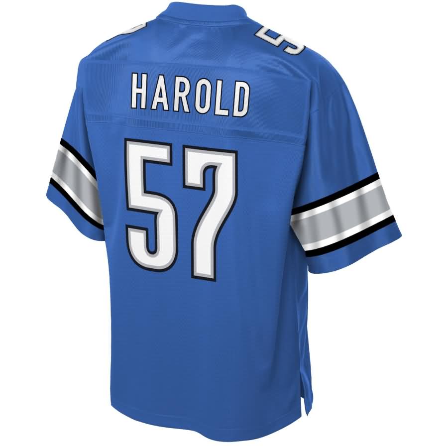 Eli Harold Detroit Lions Nfl Pro Line Historic Logo Player Jersey - Blue