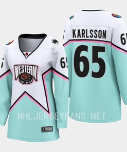 Erik Karlsson 65 San Jose Sharks 2023 All-Star Game Jersey White Equipment