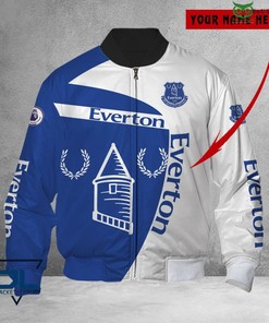 Everton FC Custom Name Bomber Jacket