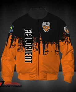 FC Lorient Yellow Black Bomber Jacket