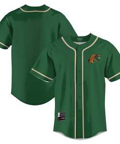 Florida A&m Rattlers Baseball Jersey - Green Ncaa