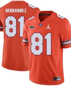 Florida Gators Orange Aaron Hernandez Jordan Brand Football Jersey