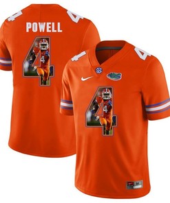 Florida Gators Orange Brandon Powell College Football Portrait Jersey