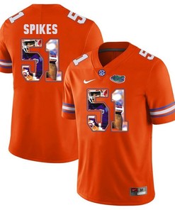 Florida Gators Orange Brandon Spikes College Football Portrait Jersey
