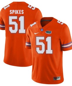 Florida Gators Orange Brandon Spikes Football Player Performance Jersey