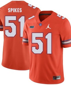 Florida Gators Orange Brandon Spikes Jordan Brand Football Jersey