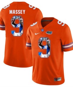 Florida Gators Orange Dre Massey College Football Portrait Jersey