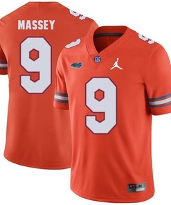 Florida Gators Orange Dre Massey Jordan Brand Football Jersey