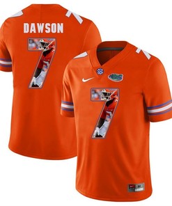 Florida Gators Orange Duke Dawson College Football Portrait Jersey