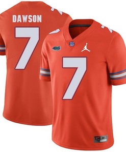 Florida Gators Orange Duke Dawson Jordan Brand Football Jersey