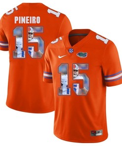 Florida Gators Orange Eddy Pineiro College Football Portrait Jersey