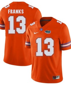 Florida Gators Orange Feleipe Franks Football Player Performance Jersey