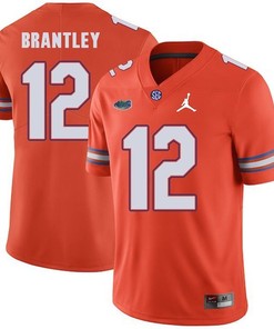 Florida Gators Orange John Brantley Jordan Brand Football Jersey