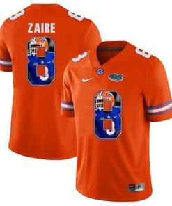 Florida Gators Orange Malik Zaire College Football Portrait Jersey