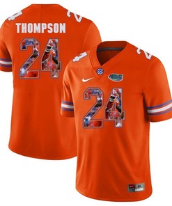 Florida Gators Orange Mark Thompson College Football Portrait Jersey