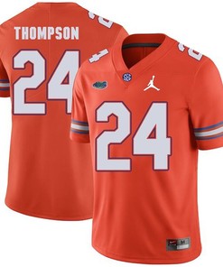 Florida Gators Orange Mark Thompson Jordan Brand Football Jersey