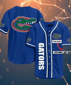 Florida Gators Personalized Name Ncaa Fans Team 3d Customization Gifts Baseball Jersey