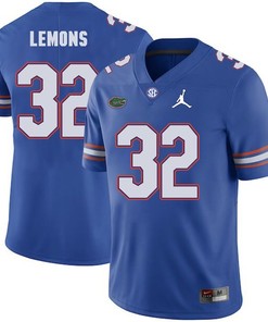 Florida Gators Royal Adarius Lemons Jordan Brand Football Jersey