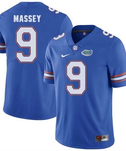 Florida Gators Royal Blue Dre Massey Football Player Performance Jersey