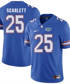 Florida Gators Royal Blue Jordan Scarlett Football Player Performance Jersey