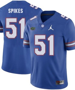 Florida Gators Royal Brandon Spikes Jordan Brand Football Jersey