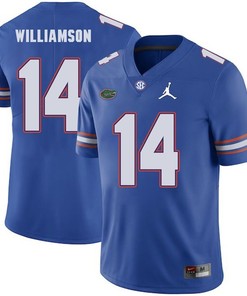Florida Gators Royal Chris Williamson Jordan Brand Football Jersey