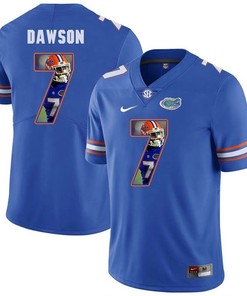 Florida Gators Royal Duke Dawson College Football Portrait Jersey