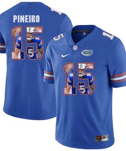 Florida Gators Royal Eddy Pineiro College Football Portrait Jersey