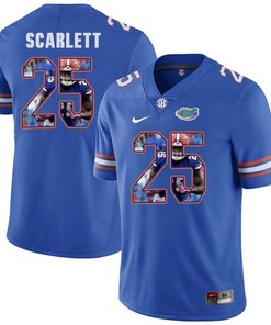 Florida Gators Royal Jordan Scarlett College Football Portrait Jersey