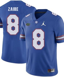 Florida Gators Royal Malik Zaire Jordan Brand Football Jersey