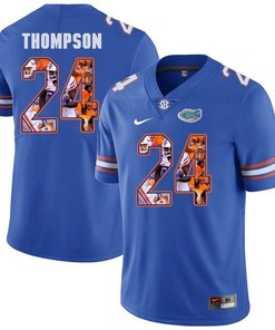 Florida Gators Royal Mark Thompson College Football Portrait Jersey