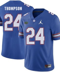 Florida Gators Royal Mark Thompson Jordan Brand Football Jersey