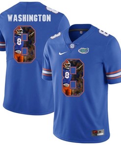 Florida Gators Royal Nick Washington College Football Portrait Jersey