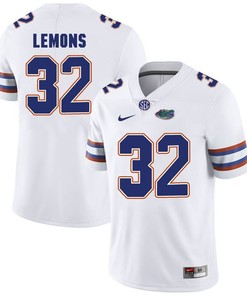Florida Gators White Adarius Lemons Football Player Performance Jersey