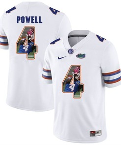 Florida Gators White Brandon Powell College Football Portrait Jersey