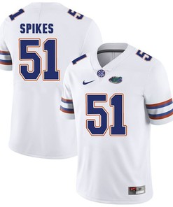 Florida Gators White Brandon Spikes Football Player Performance Jersey