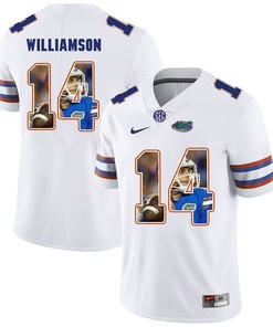 Florida Gators White Chris Williamson College Football Portrait Jersey