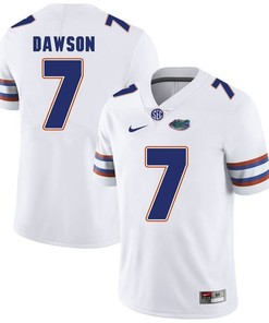 Florida Gators White Duke Dawson Football Player Performance Jersey